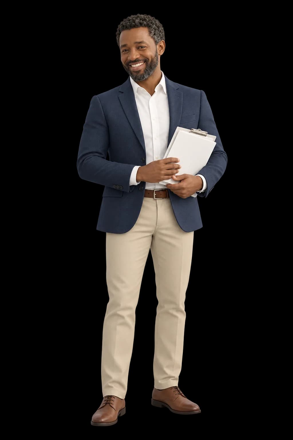 Property owner holding a legal assistance document